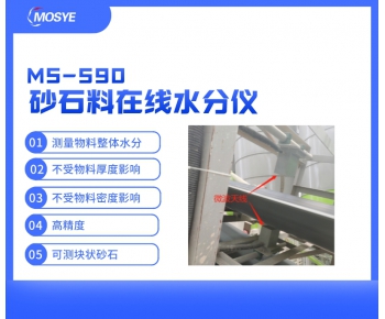 輸送帶上砂石料水分實(shí)時(shí)測量